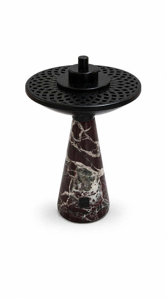 Maroon marble Burner