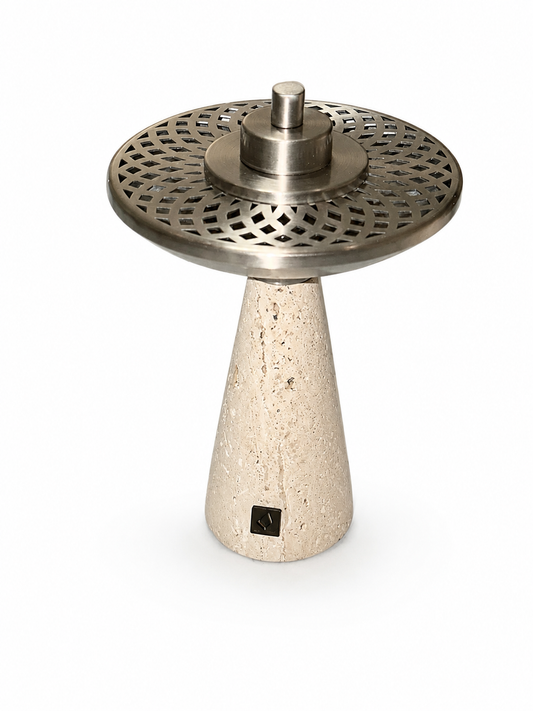 Travertine stone Burner